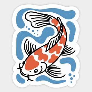 Koi Fish Sticker